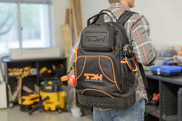 Heavy Duty Tool Backpack with Waterproof Base